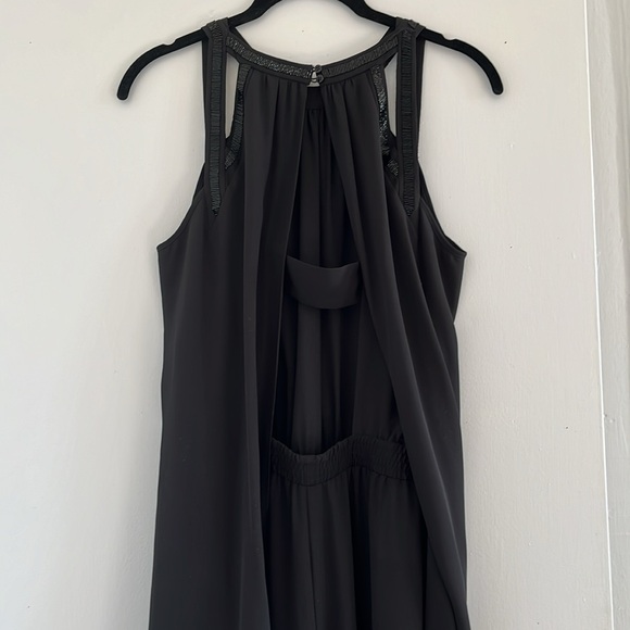 Black Jumpsuit - BCBG XXS. Elastic waist with pockets - Picture 5 of 7